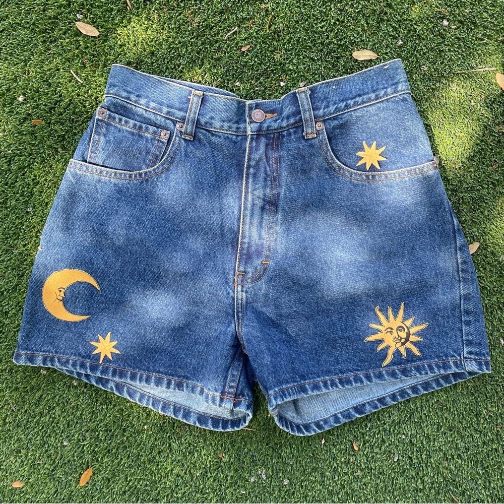 UNKNOWN BRAND Shorts With Patchwork